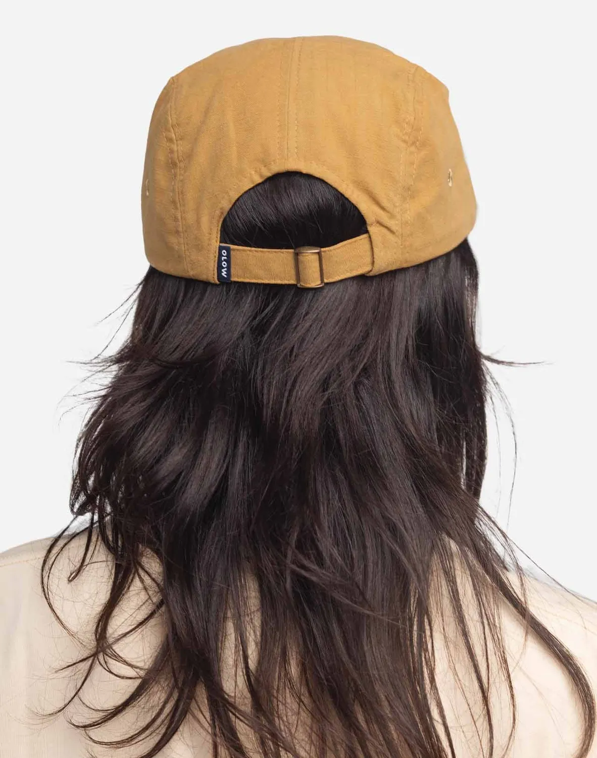OLOW Think Big casquette 5 panels coton bio ocre