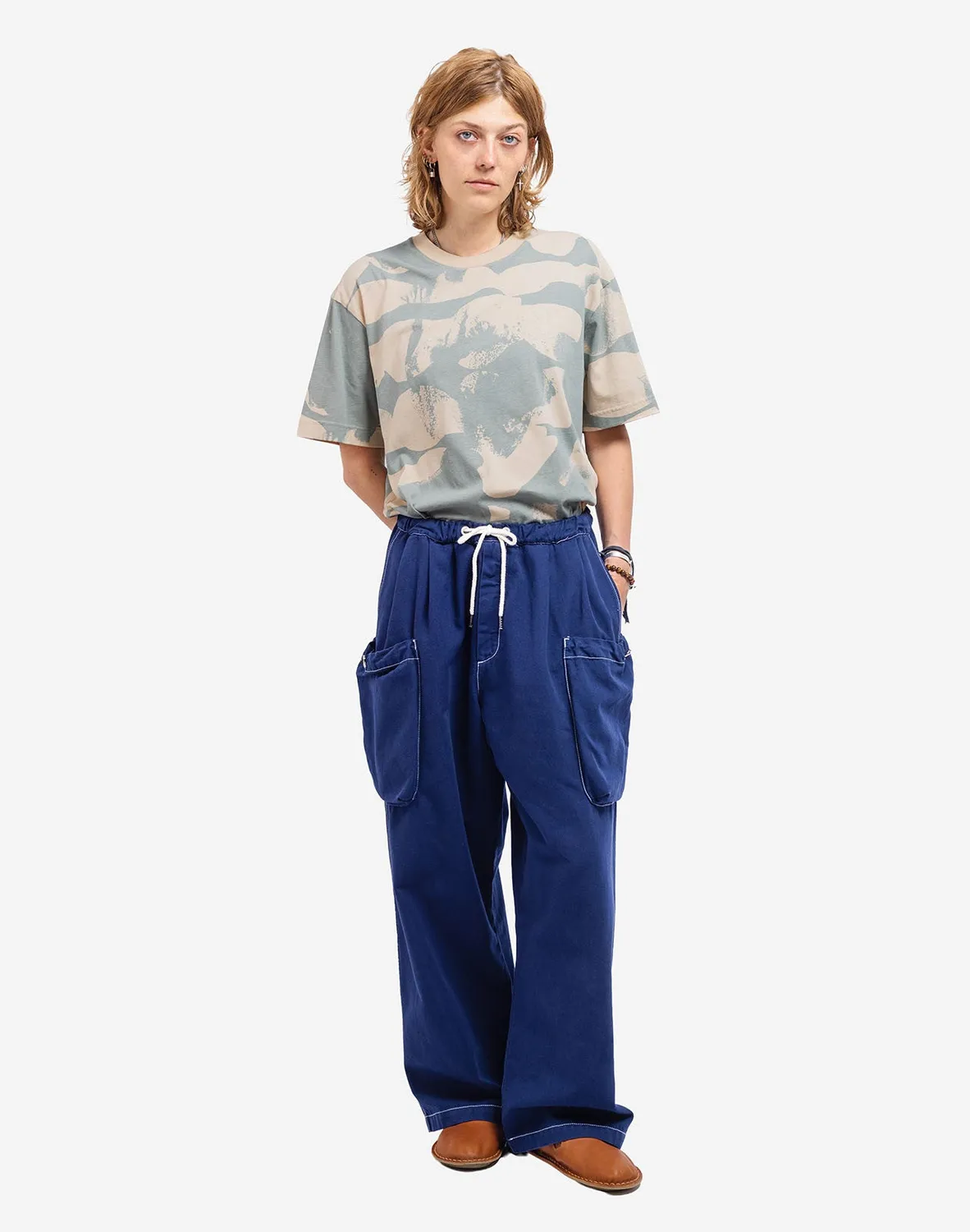 Olow Bruce Paint pantalon bleu outremer canvas