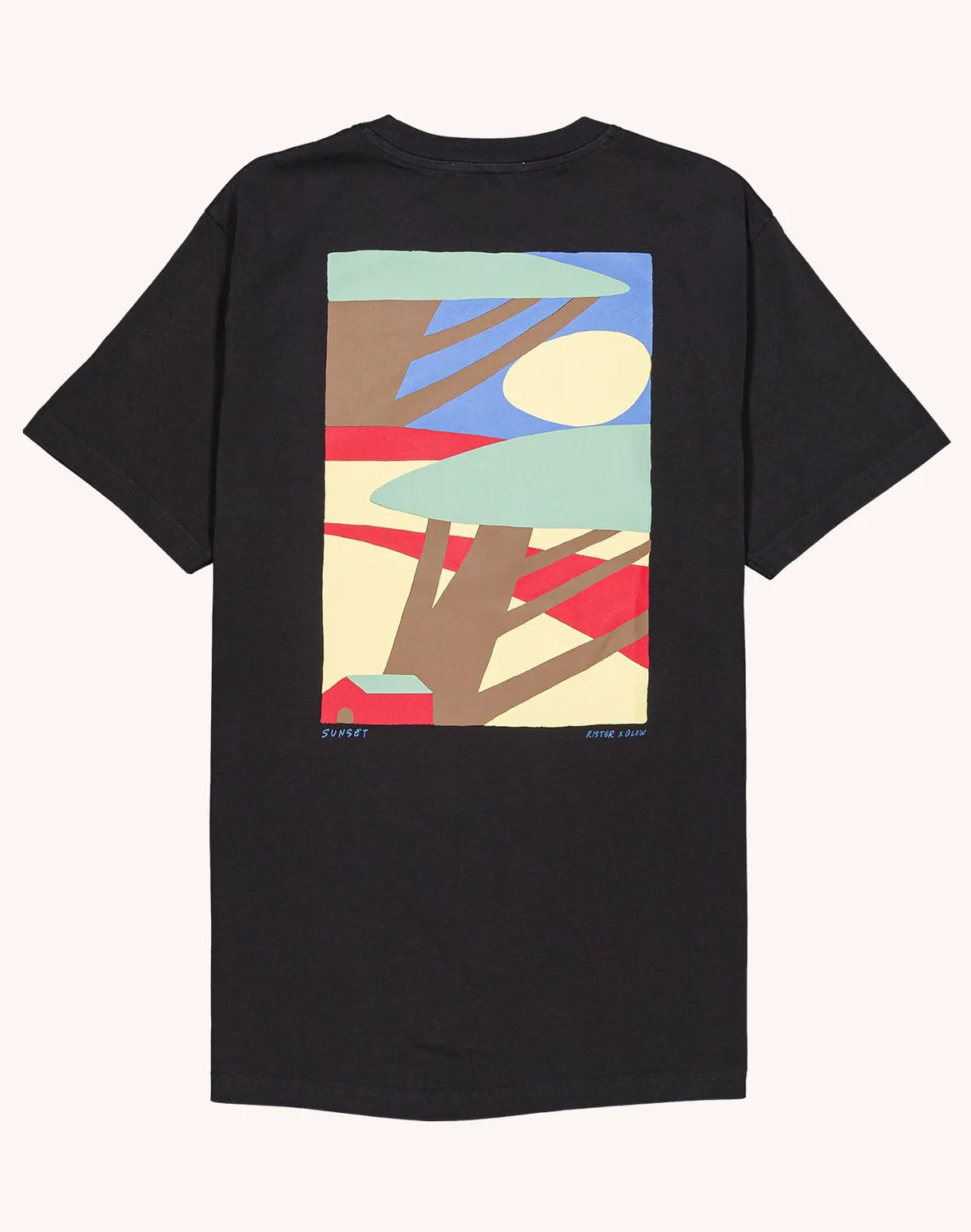 OLOW Sunset t-shirt noir carbone bio