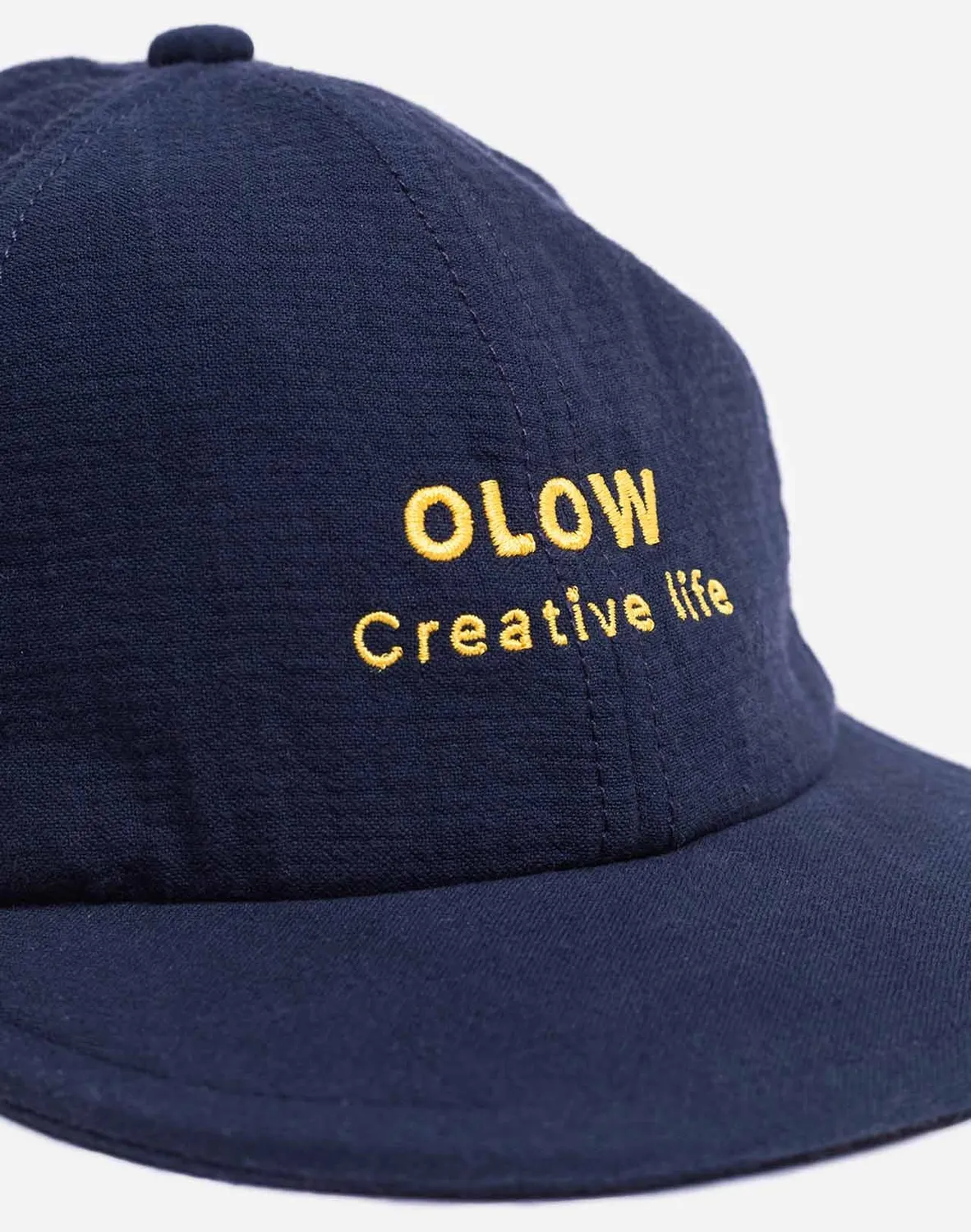 OLOW Creative Life casquette bleu marine coton