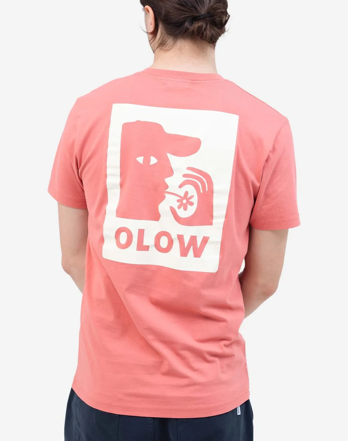 OLOW Portrait t-shirt rose minéral coton bio