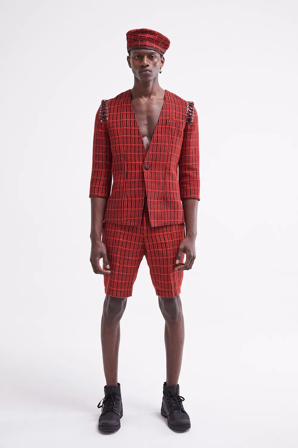 French Deal Queen Pokou veste pagne cintrée