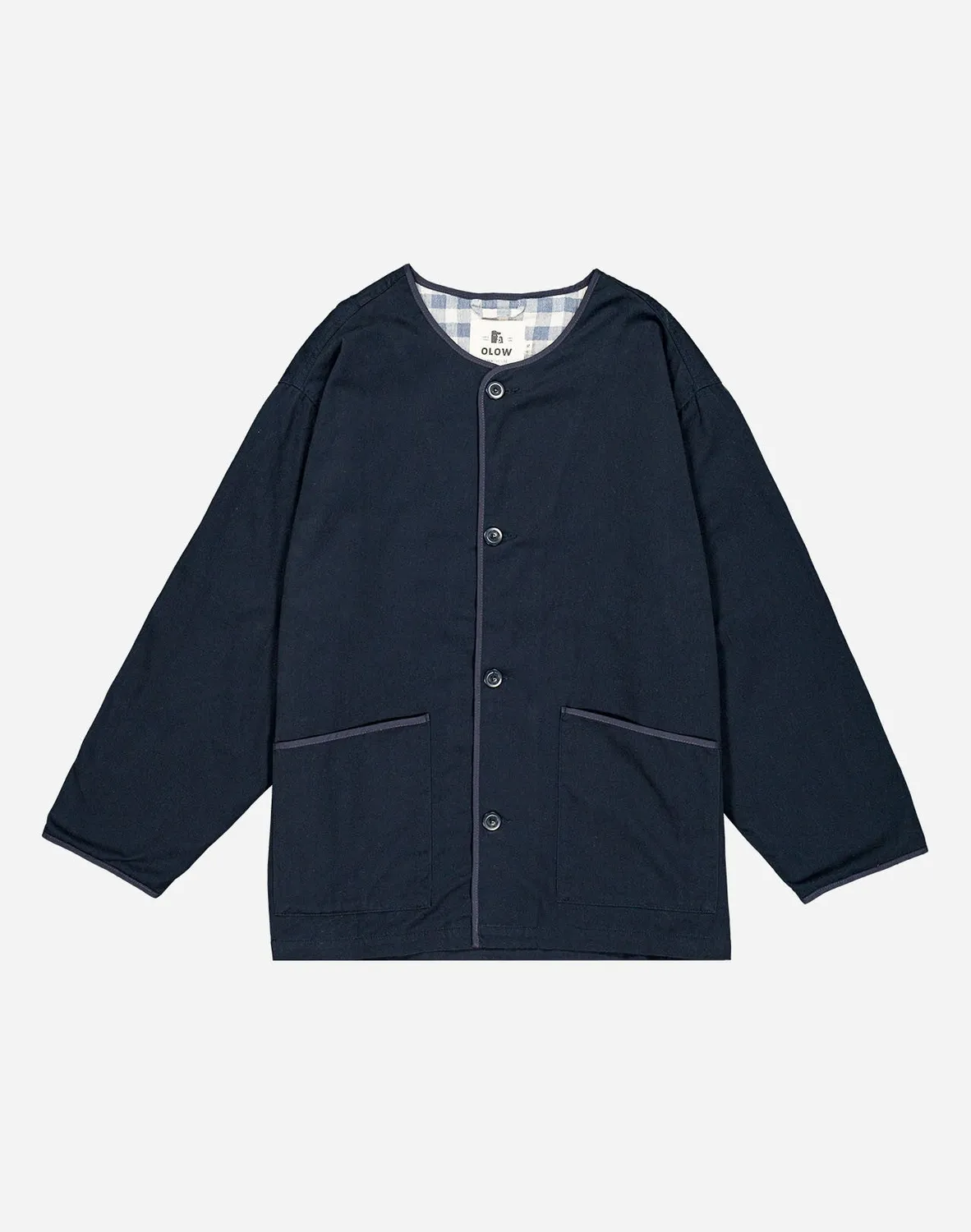 OLOW Hiro Braban veste bleu nuit coton