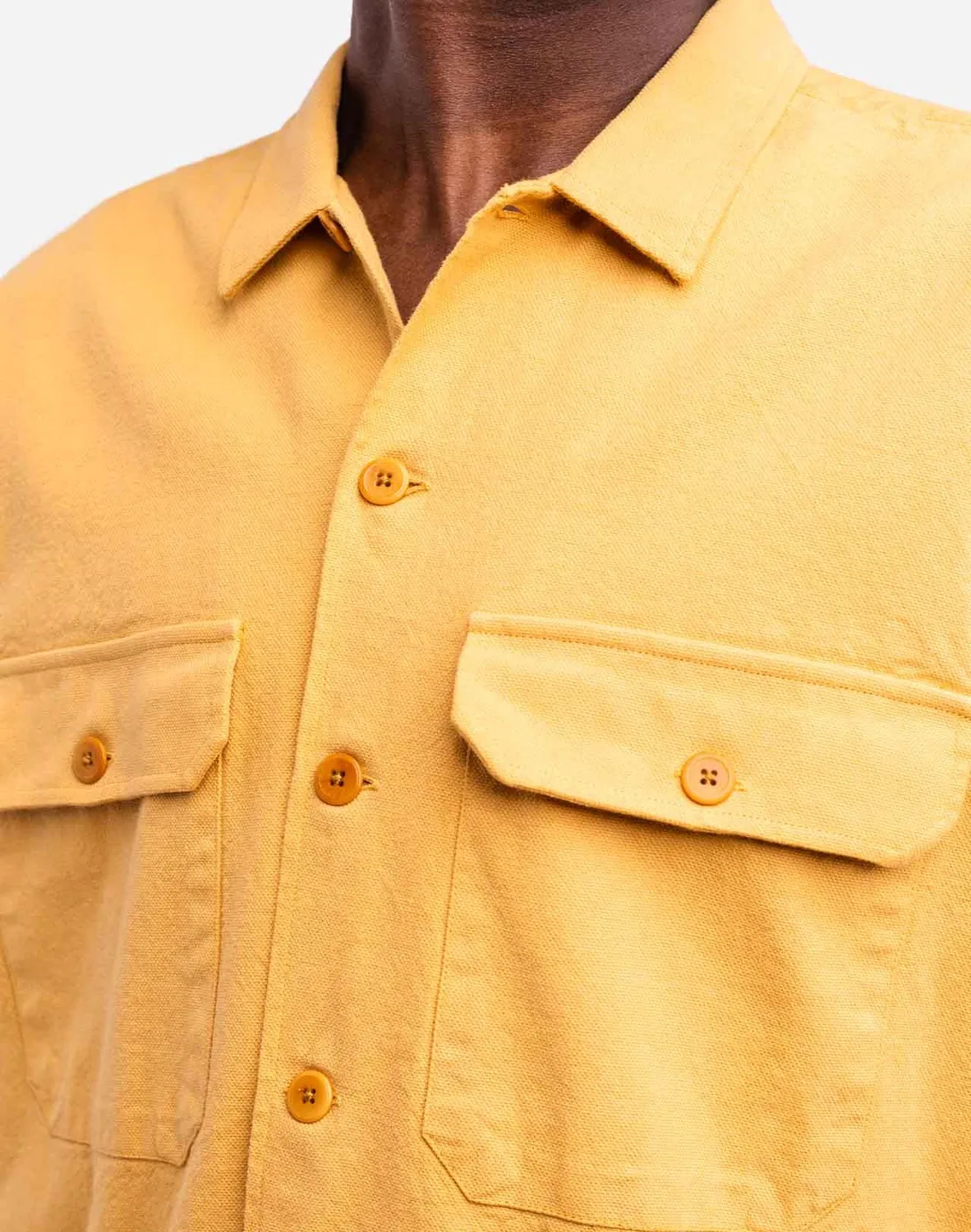 OLOW Décré Manteca chemise homme ocre coton