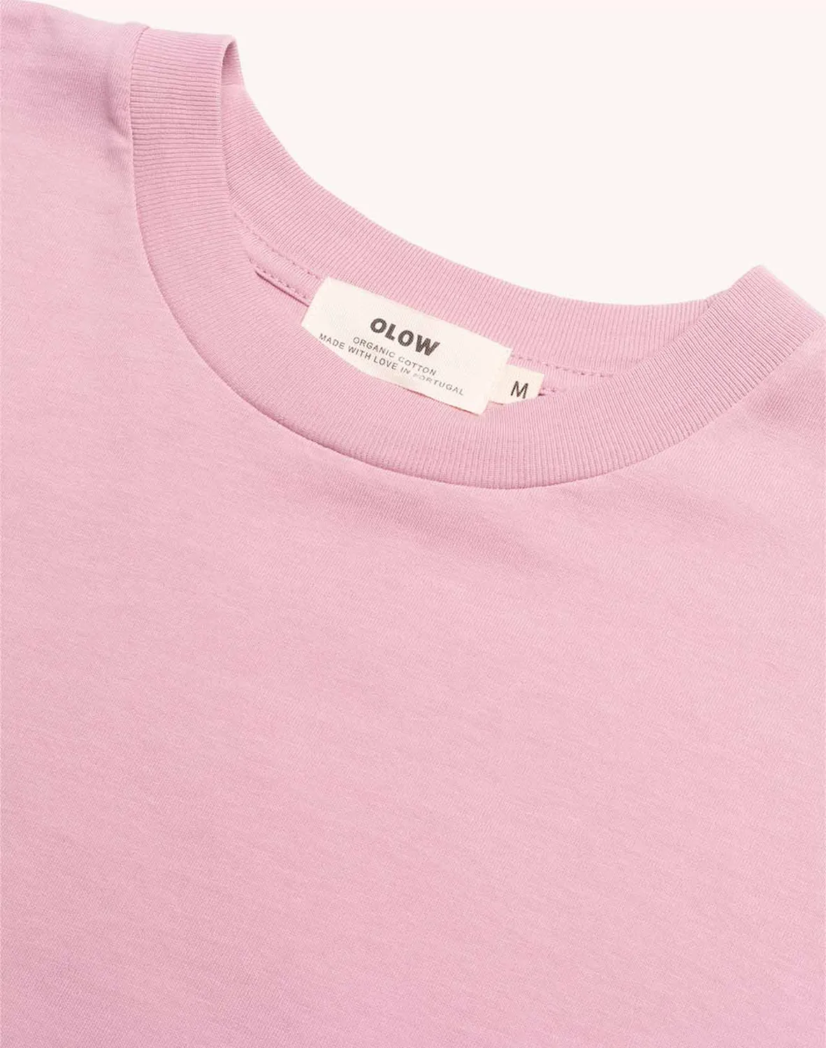 OLOW Japo t-shirt poche rose lila coton bio