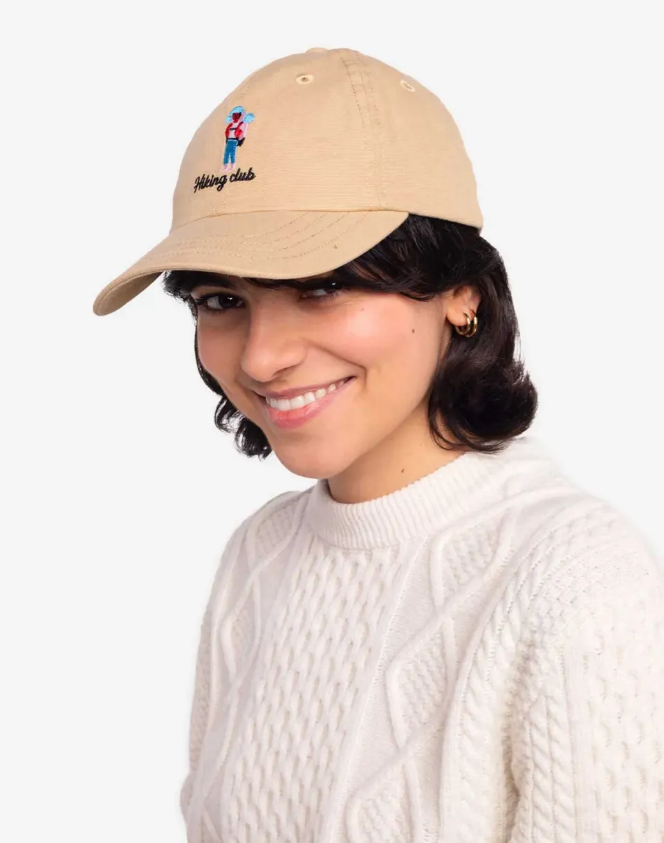 OLOW Hiking Club casquette sable vintage