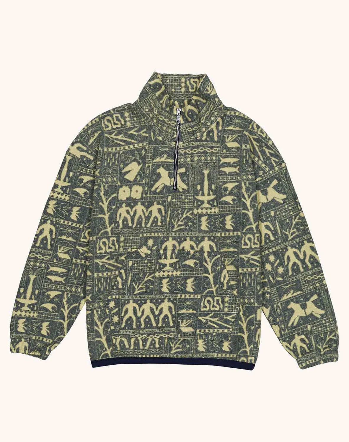 OLOW Bangor Kobling sweat polaire imprimé bleu jaune