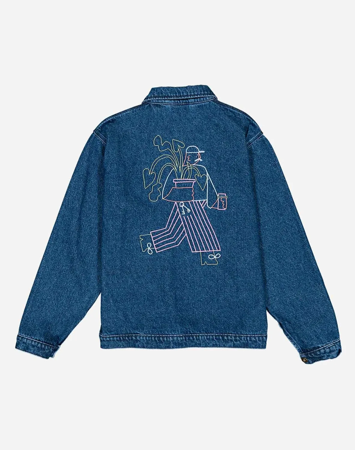 Olow Hekinan Market veste jean bleu coton bio