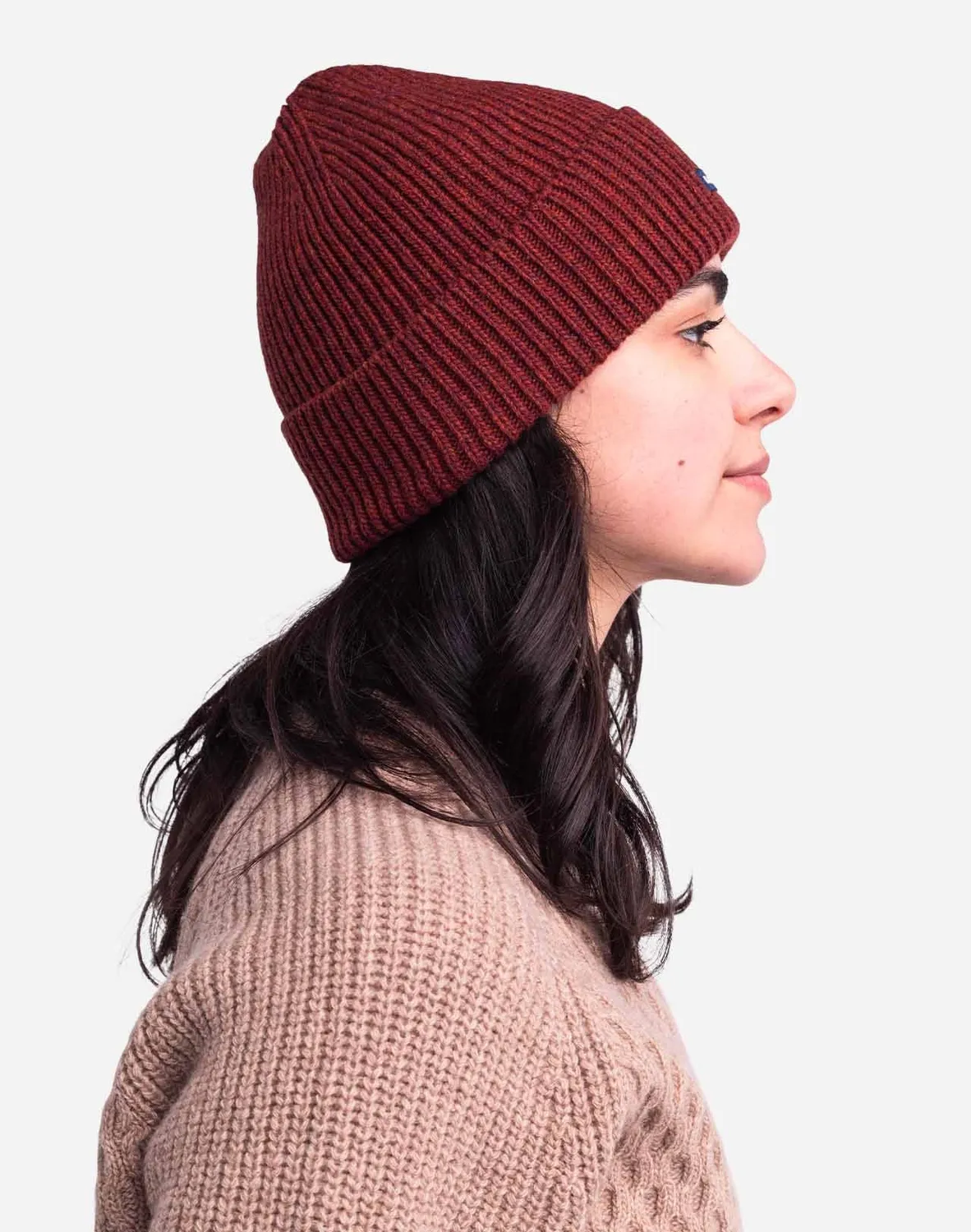 OLOW Odyssée bonnet rouille chiné laine