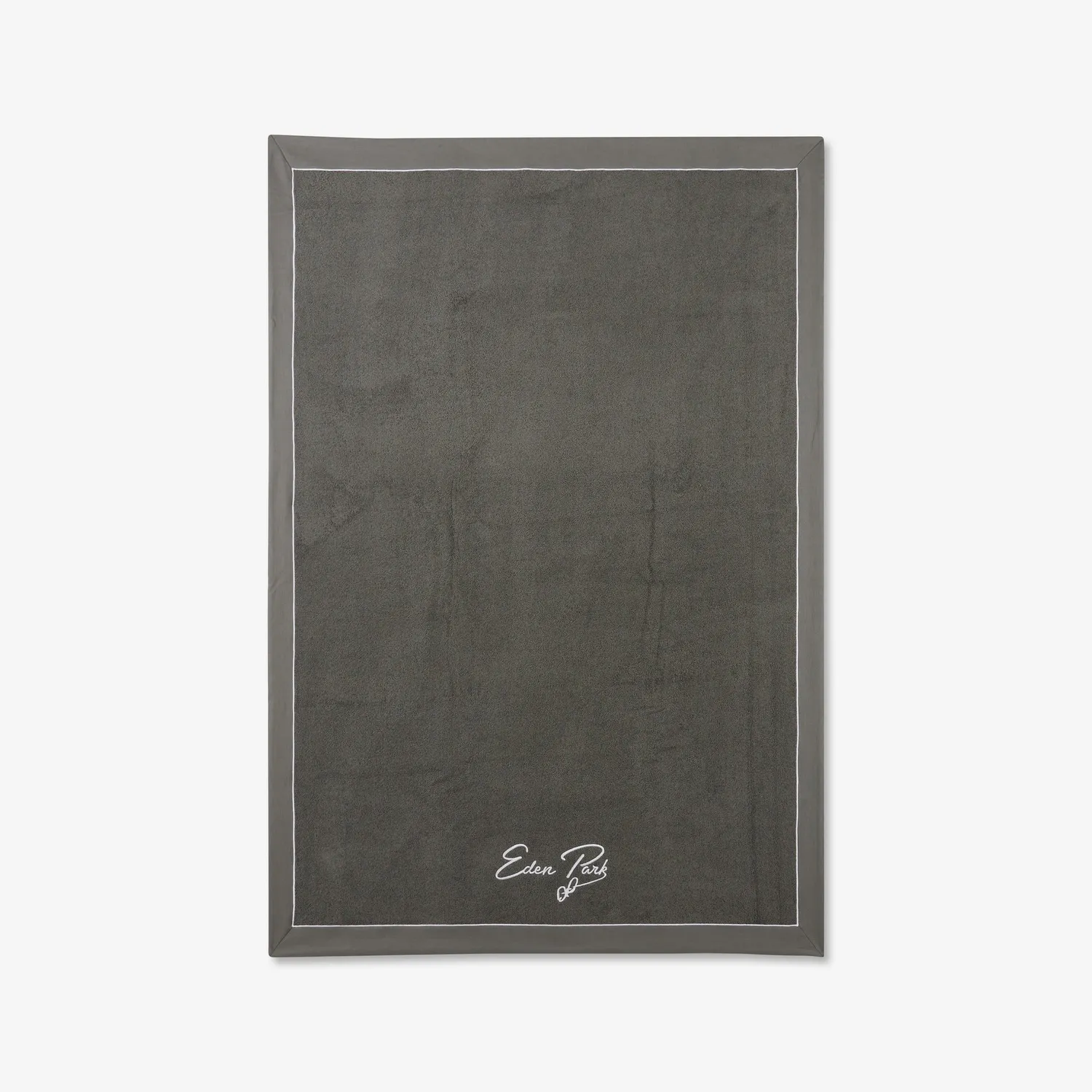 Eden Park grande serviette bain éponge grise