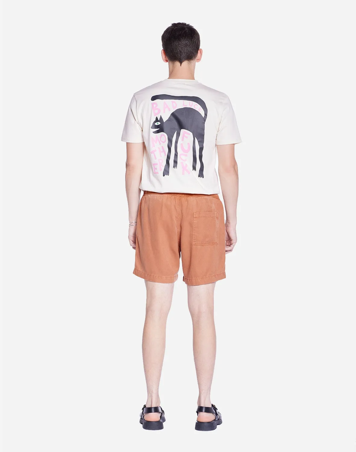 Olow Bodhi short terre de Sienne Tencel