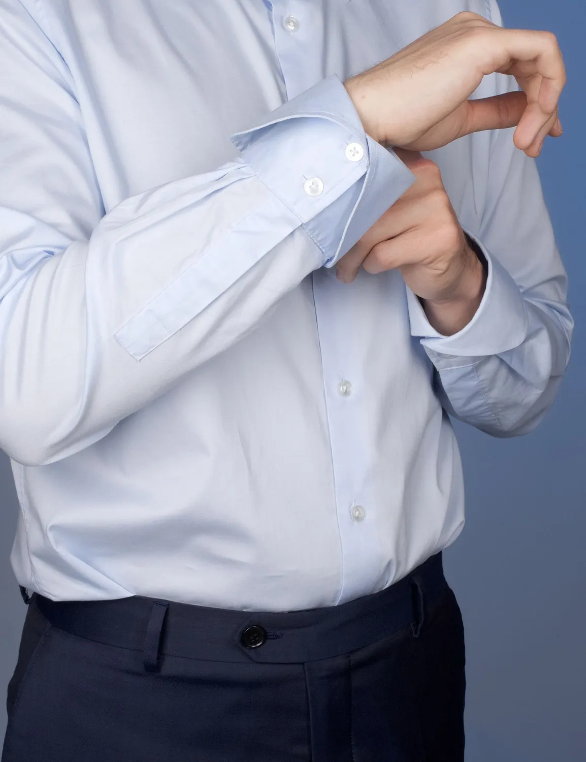 La Chemise Française Virtuose chemise popeline bleu ciel