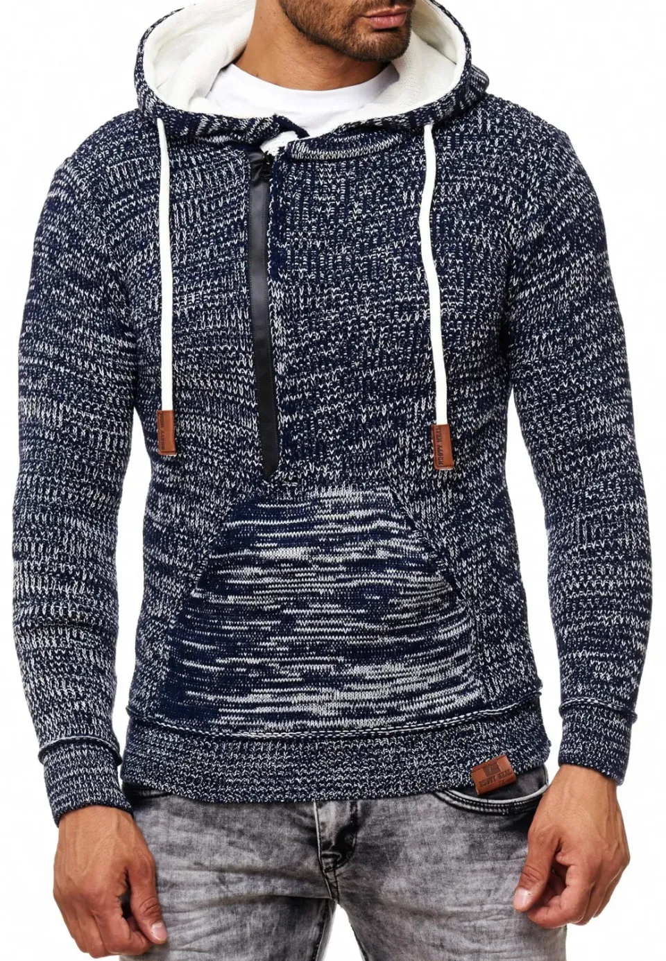 Subliminal Mode BX277 pull capuche zippé acrylique