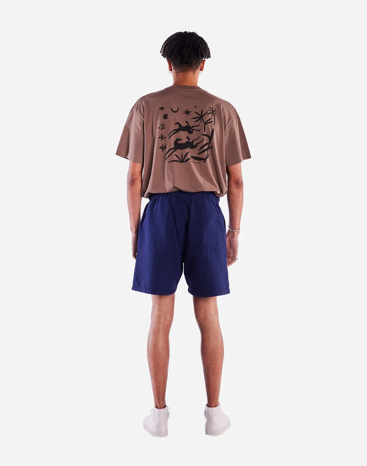 OLOW Gujo short bleu outremer coton