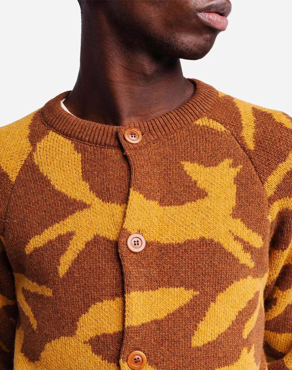 OLOW Roka gilet marron caramel coupe droite