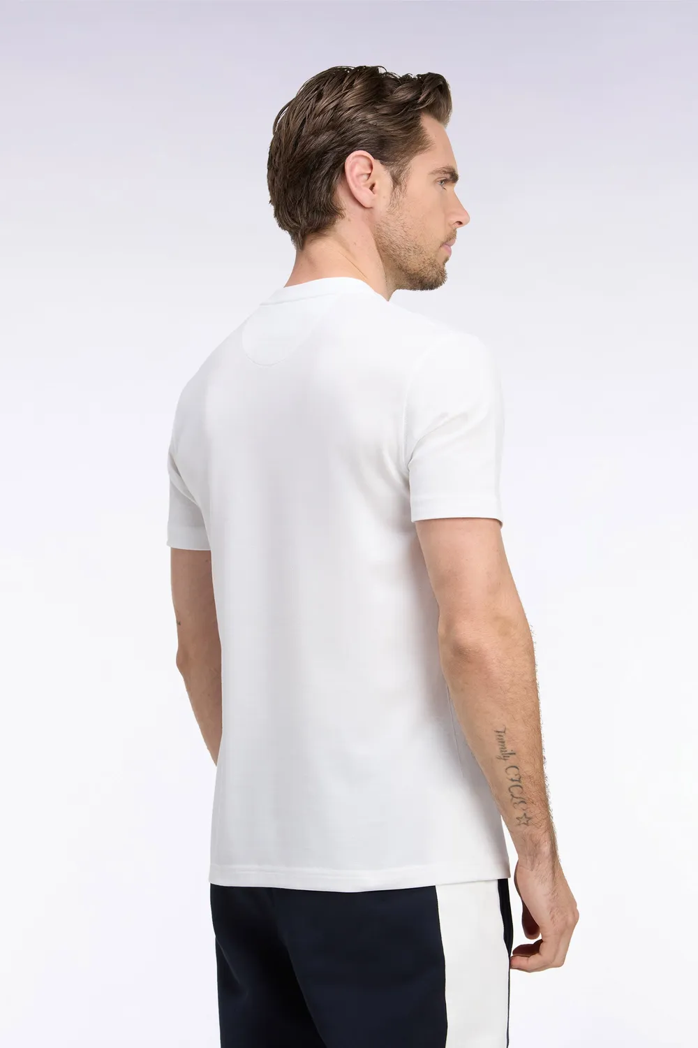 Eden Park H26MAITC0030 t-shirt blanc manches courtes golf