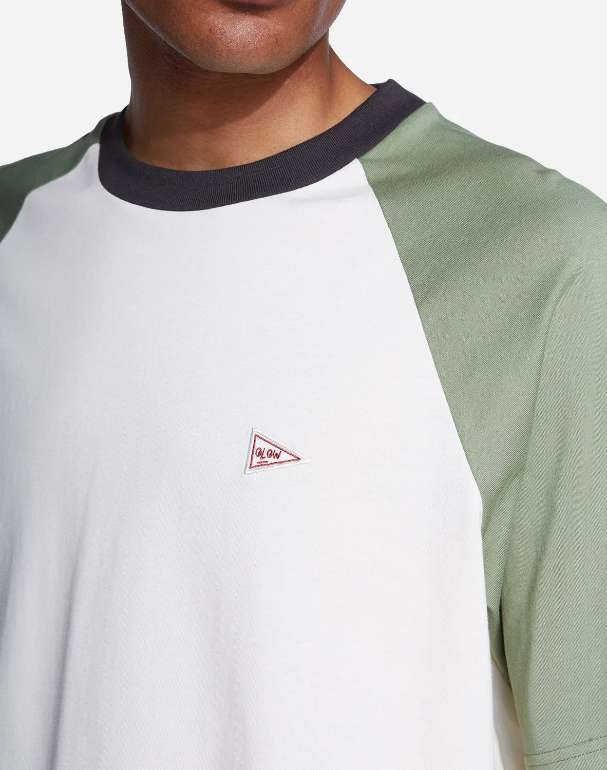 OLOW Harper t-shirt ample vert sauge coton bio