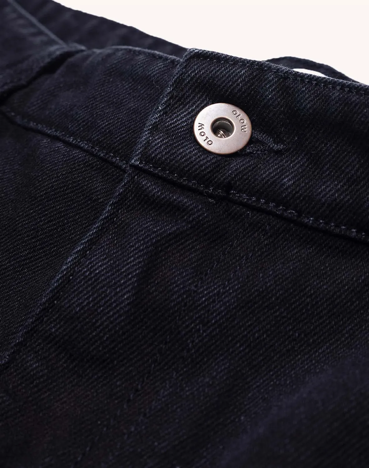 Olow Costa pantalon denim noir coton bio