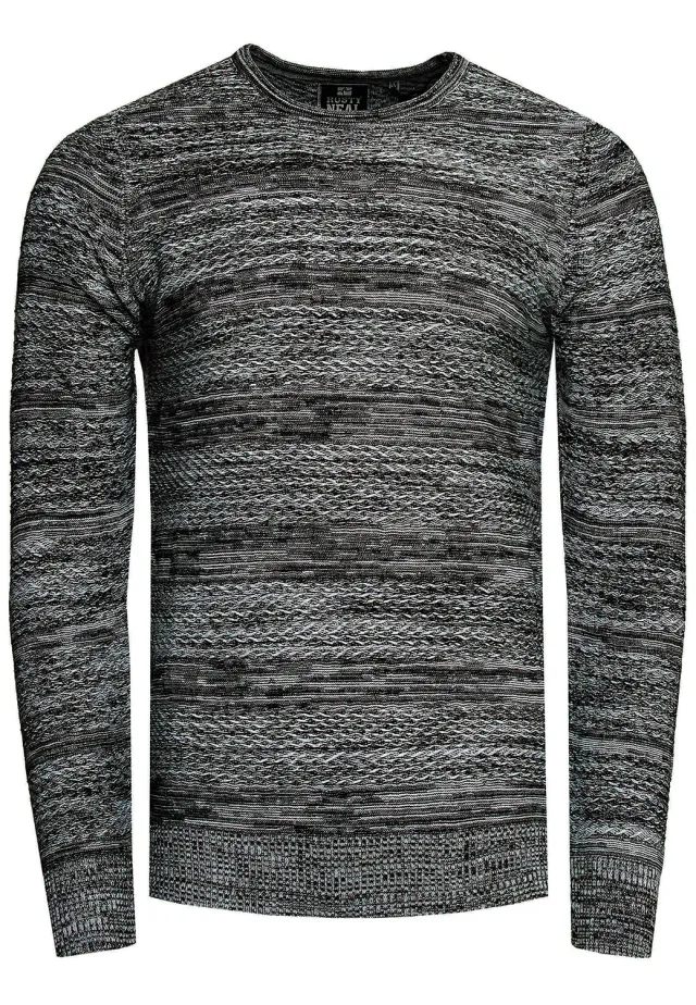 Subliminal Mode BX1732 pull homme col roulé maille