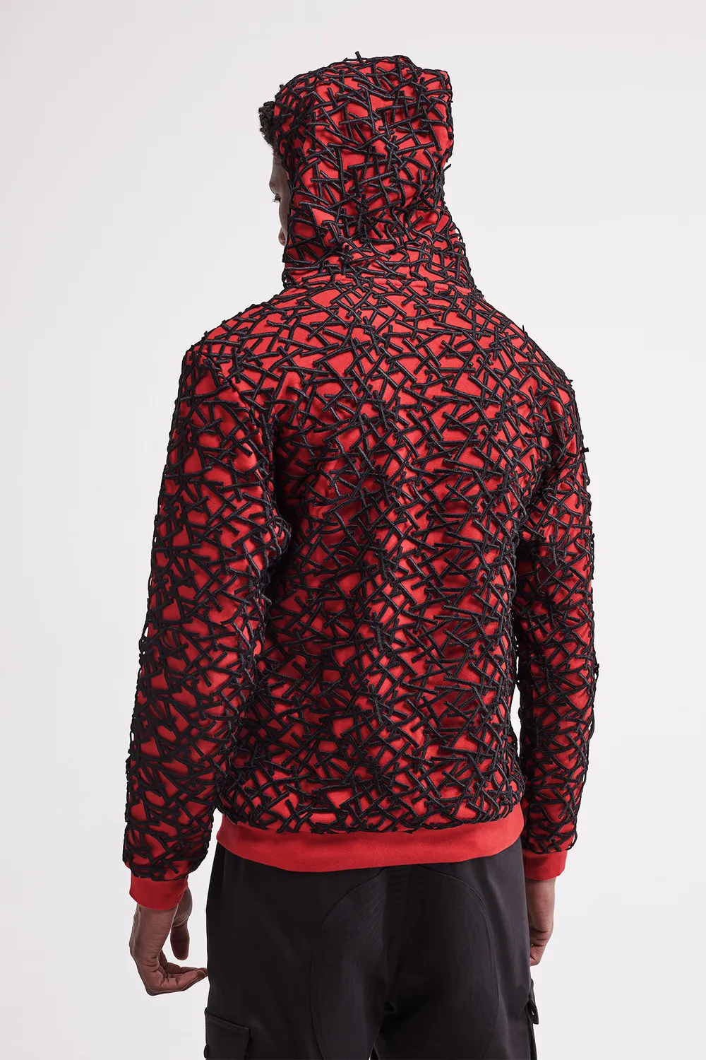 French Deal Spider sweat à capuche guipure coton