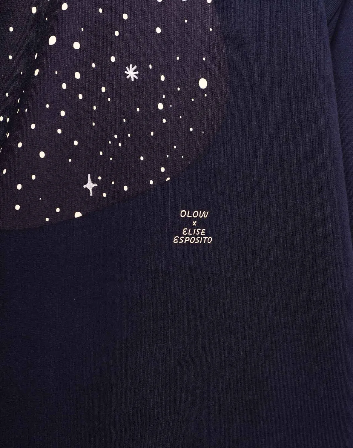 OLOW Lost Track sweat bleu dusk coton bio