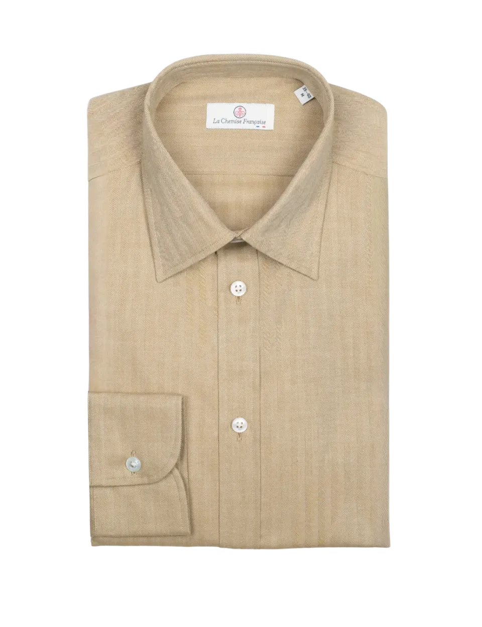 La Chemise Française Chevrons Mordorée chemise homme twill
