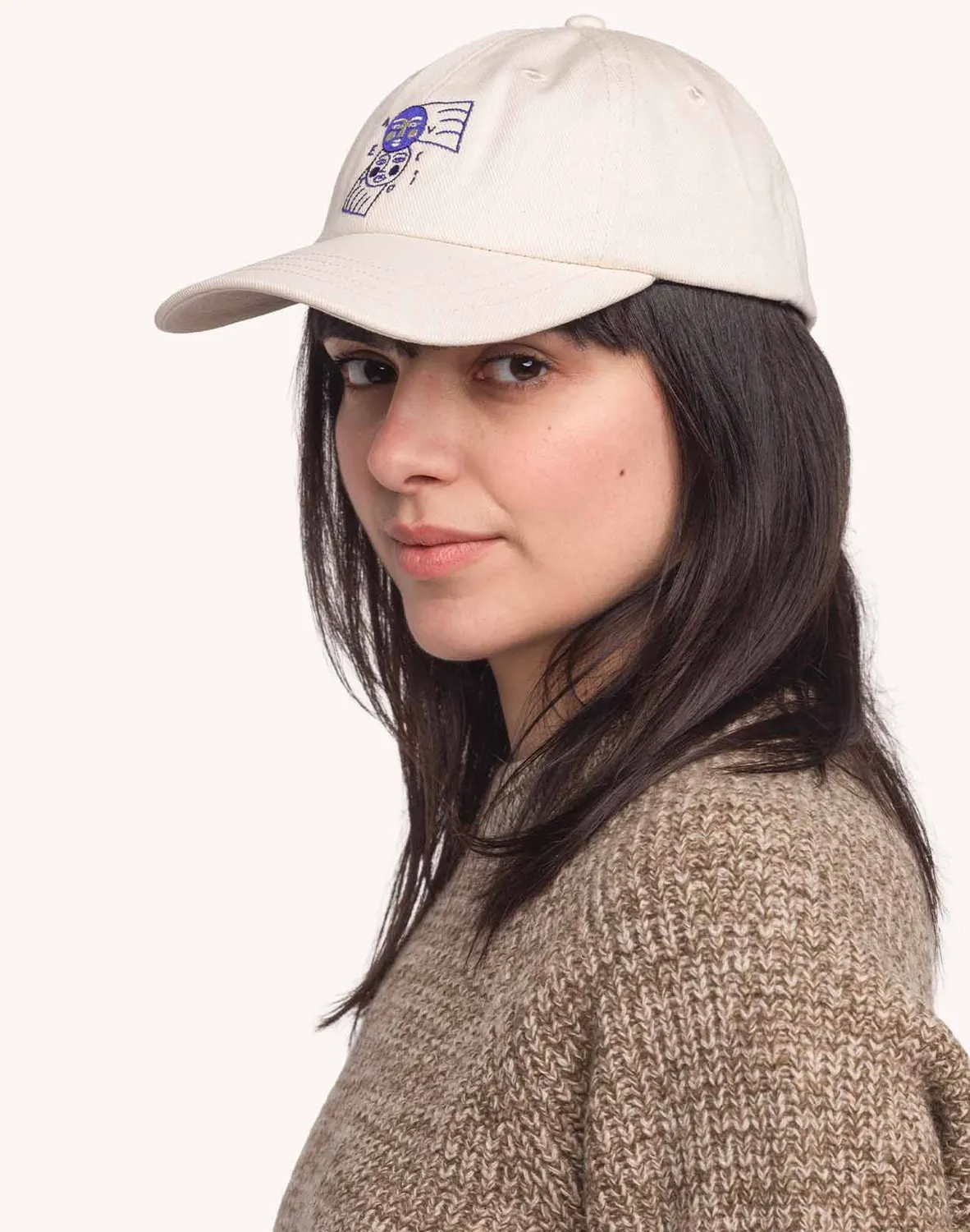 OLOW Six Panel Avec Toi casquette écru coton bio