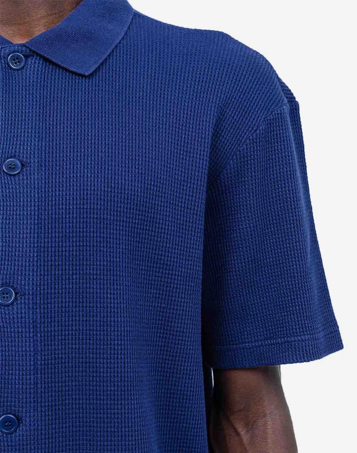 Olow Cheech polo bleu outremer coton bio