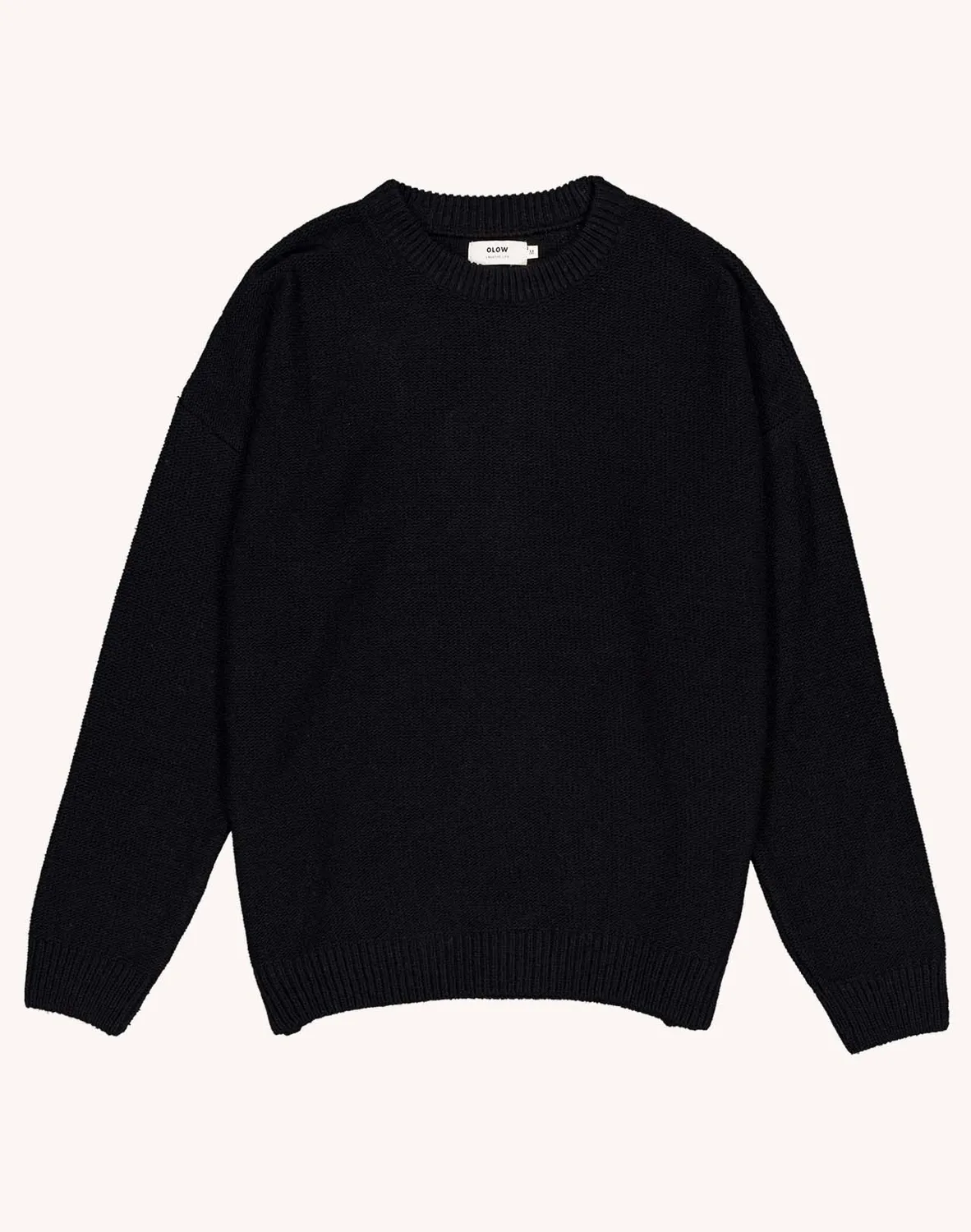 OLOW Baden pull noir laine chaude Italie