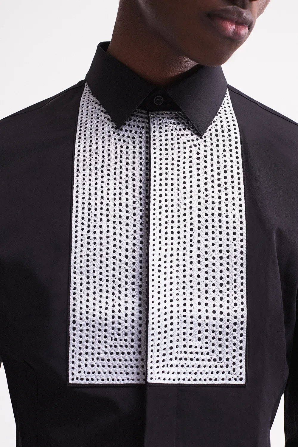 French Deal Ethnik chemise homme coton brodé main