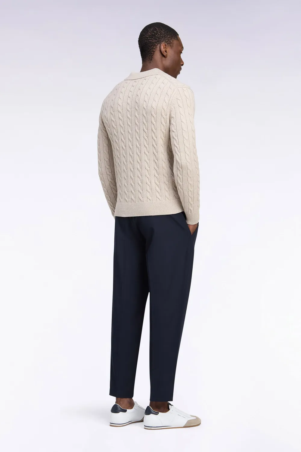 Eden Park Legend pantalon nylon stretch marine Modern