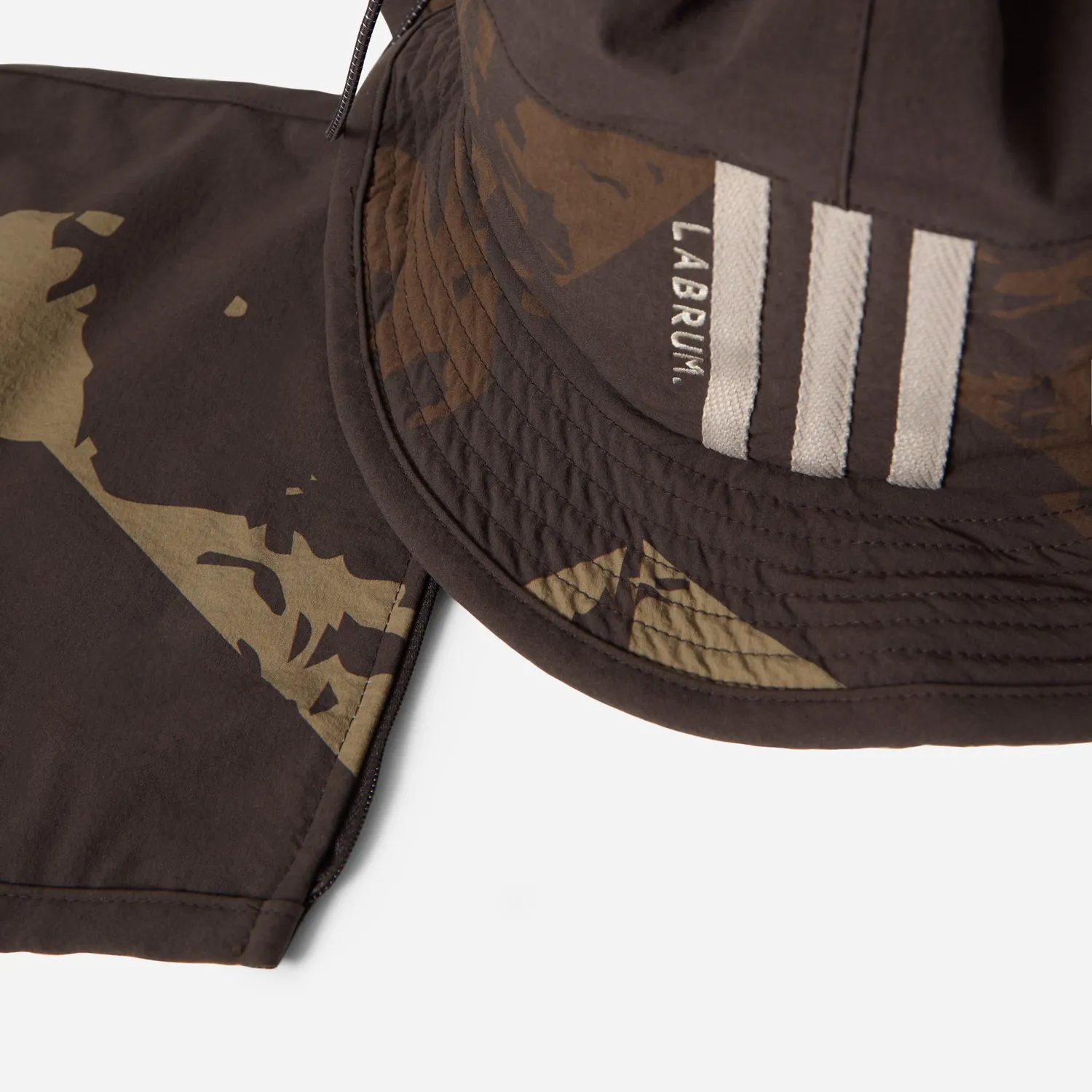 Labrum x adidas bob bucket hat marron tissage uni