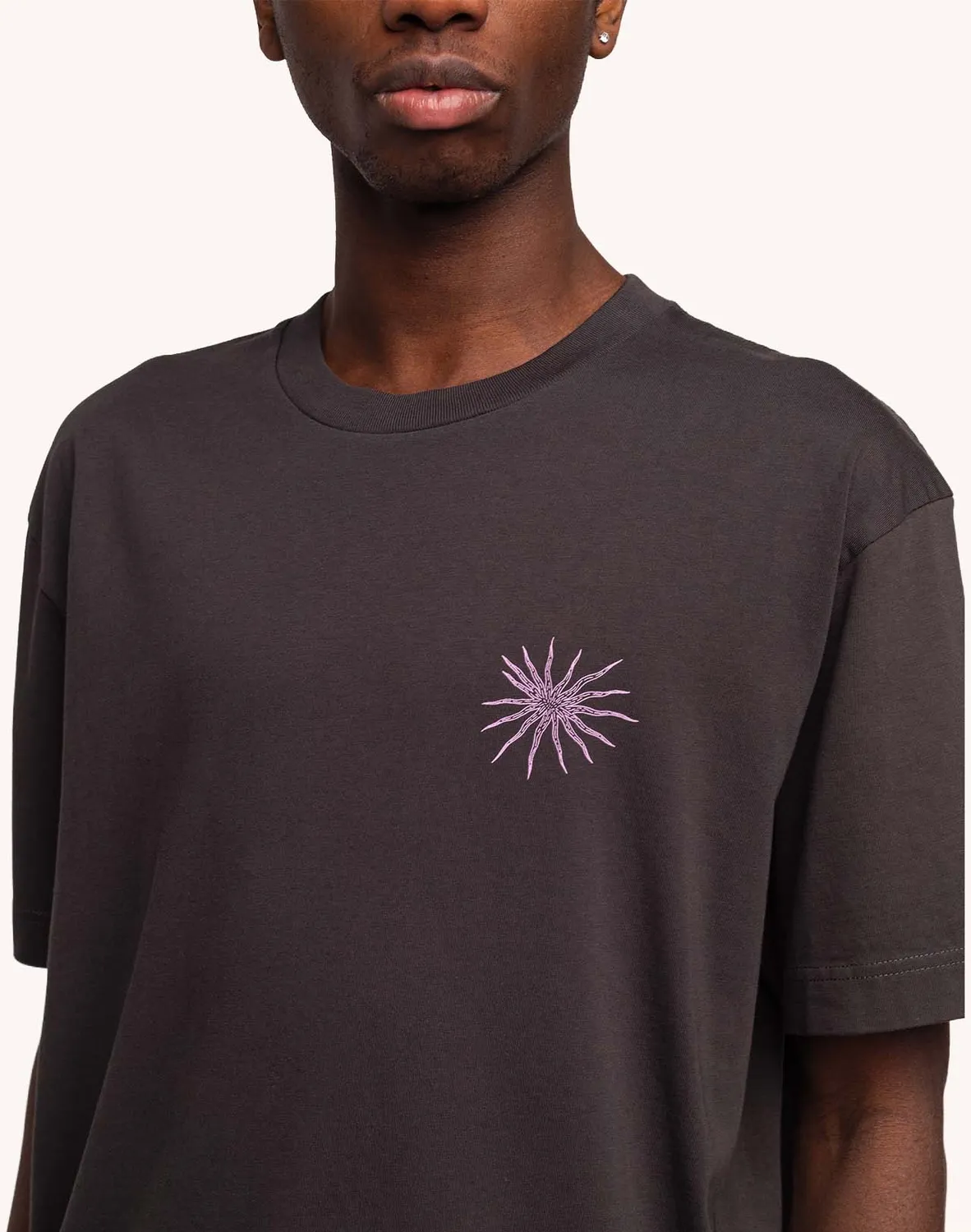 OLOW Interconnexion t-shirt homme noir carbone