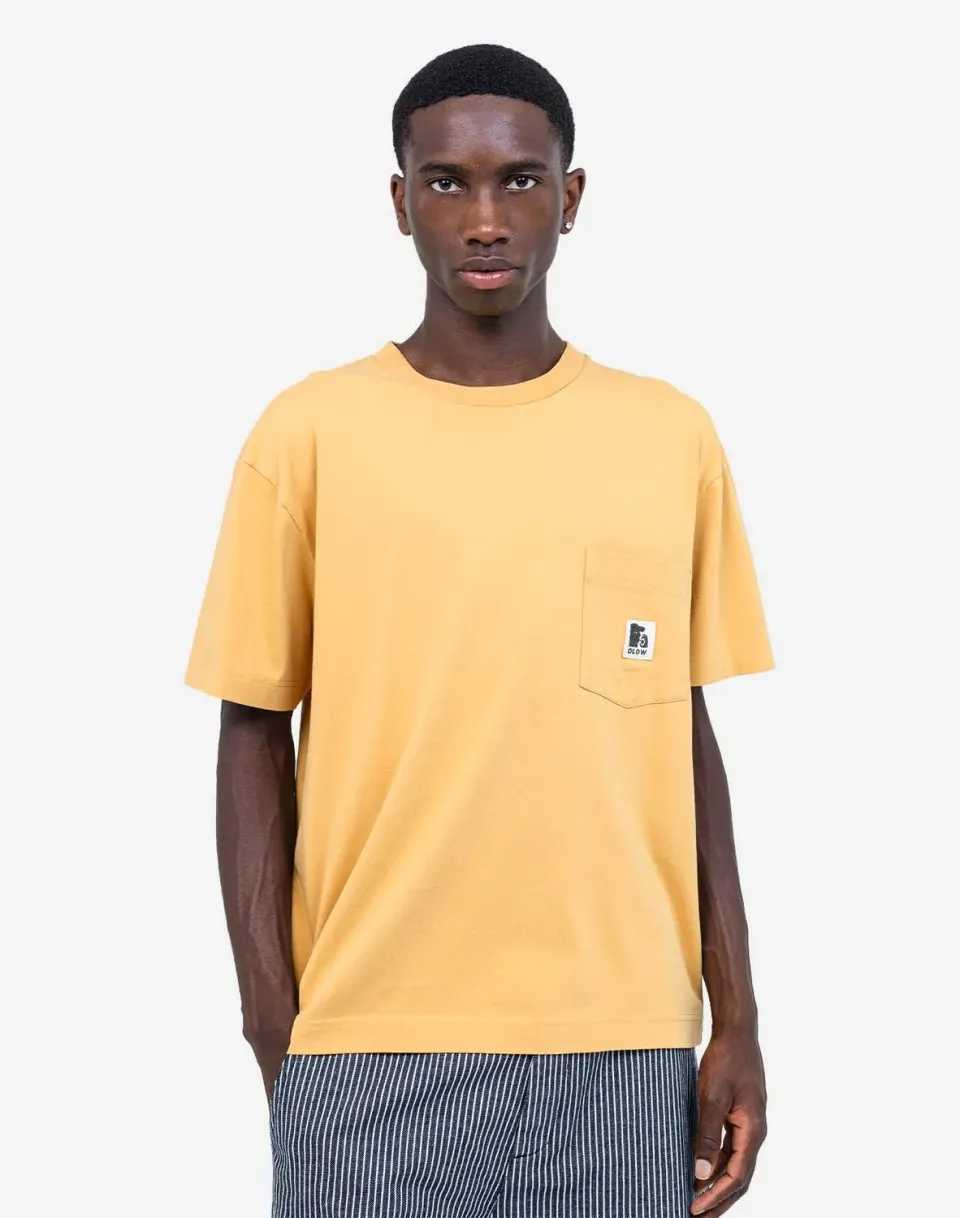 OLOW Japo t-shirt ample homme ocre coton bio