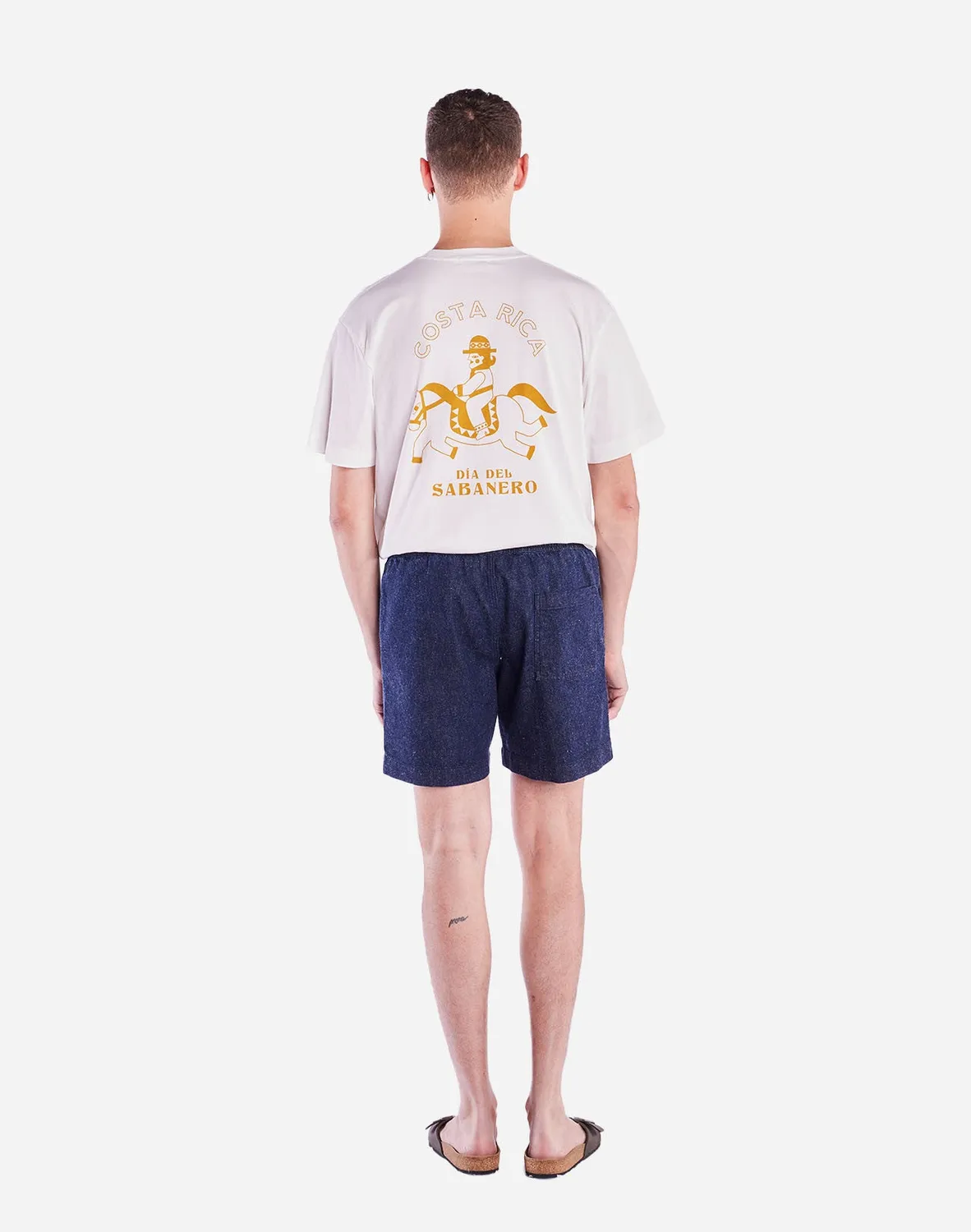 OLOW Bodhi short denim foncé homme coton bio