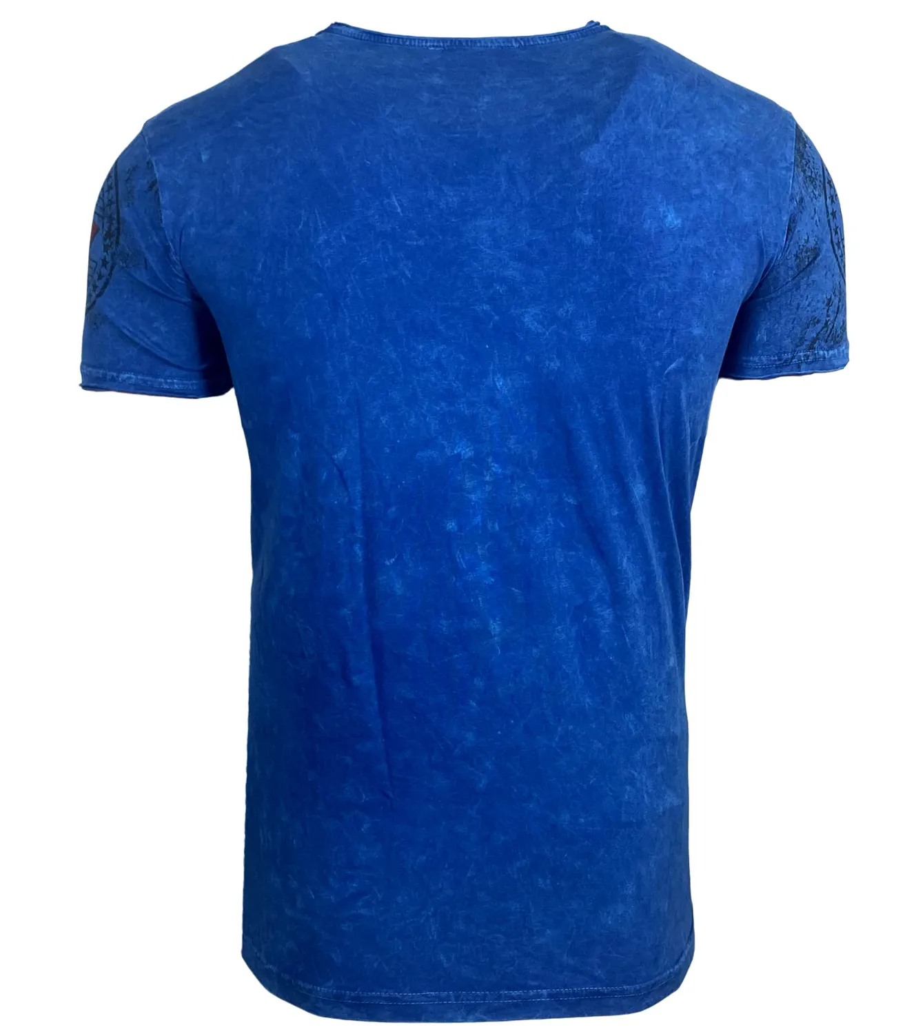 Subliminal Mode BX102 t-shirt coton bleu délavé vintage